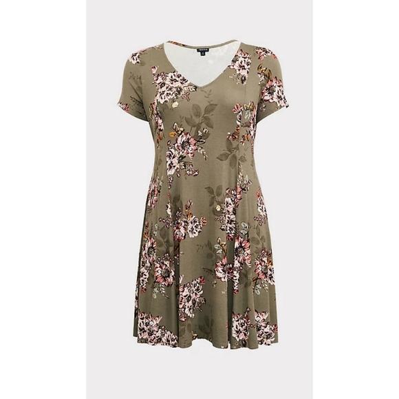 torrid | Mini Jersey Skater Dress - Picture 4 of 7